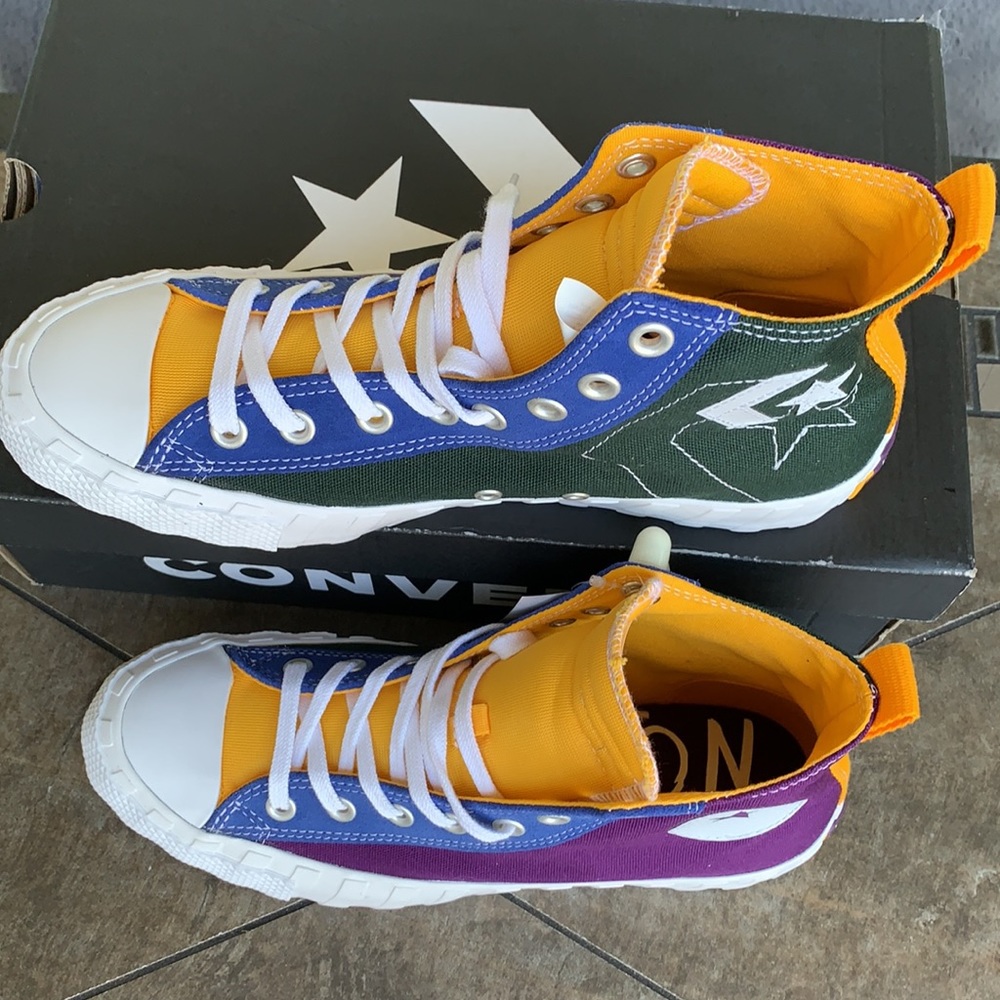 CONVERSE UNTITL3D HI Night Purple/Deep Emerald WMN - Picture 7 of 16